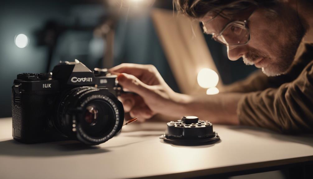 adjusting camera flash settings