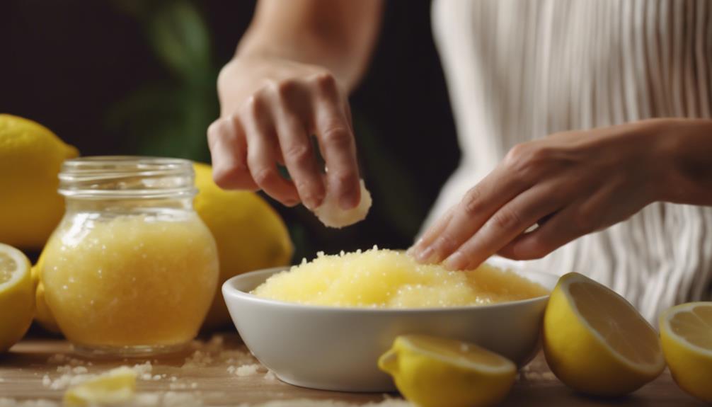 gentle exfoliation with sugar